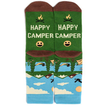 Load image into Gallery viewer, Lavley - Happy Camper Socks
