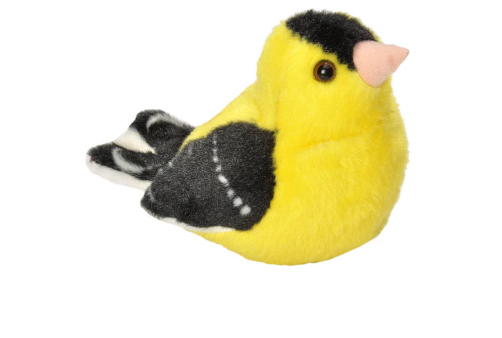 Wild Republic - Audubon II American Goldfinch Stuffed Animal W Sound