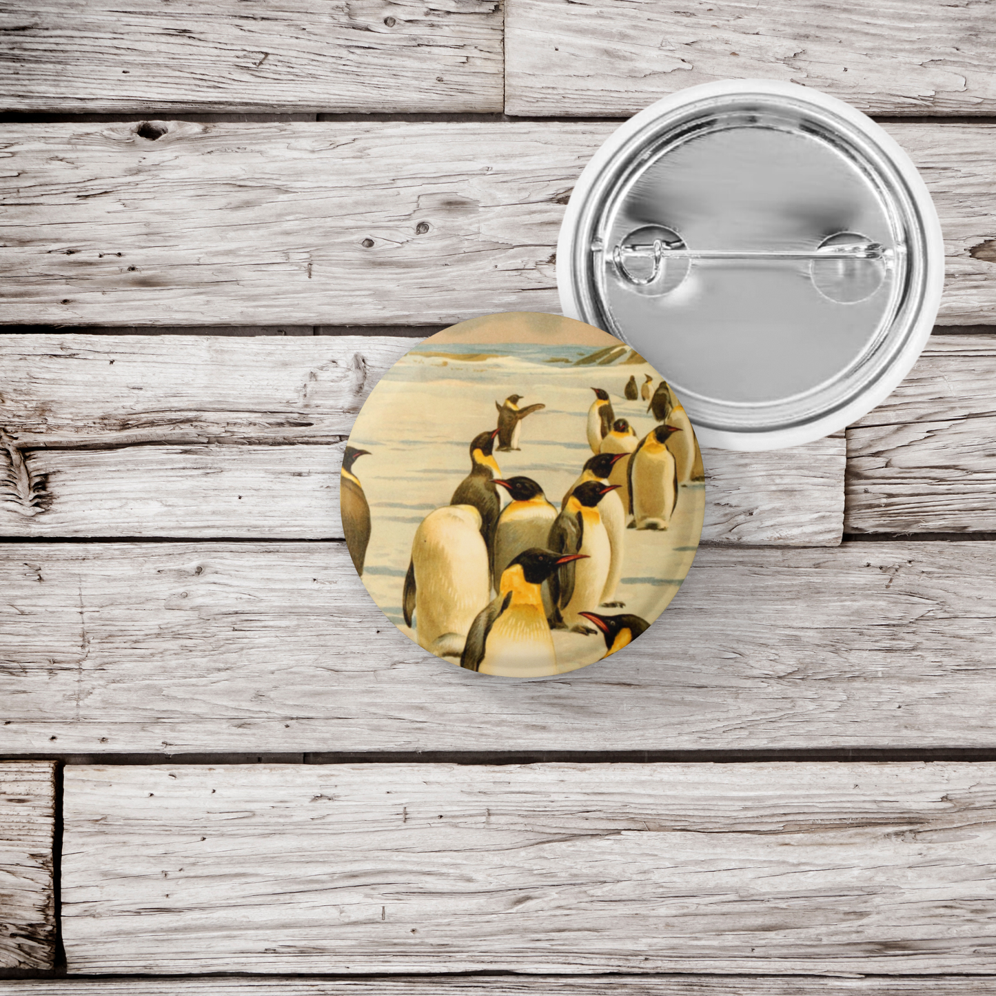 NatureCuts - Penguin Pin Button
