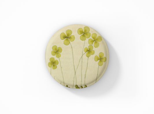 NatureCuts - Clover Pin Button