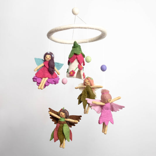 The Winding Road - Baby Mobile - Fairy Mobile - Nursery Decor
