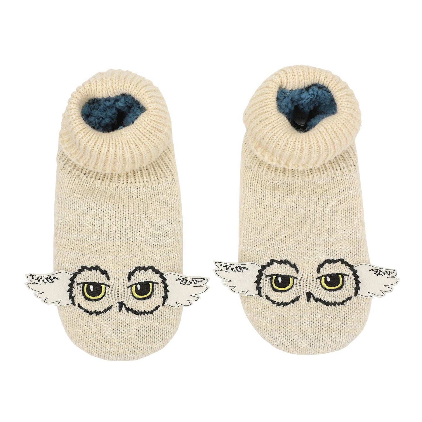 Bioworld Merchandising - Harry Potter Hedwig Big Face Wings Women's Slipper Socks