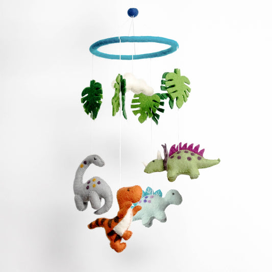 The Winding Road - Baby Mobile - Baby Dinosaur - Nursery Decor