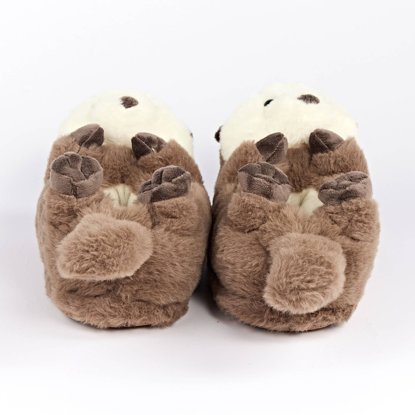 Oooh Geez Slippers - Abe the Otter  Women's Fluffy Slippers