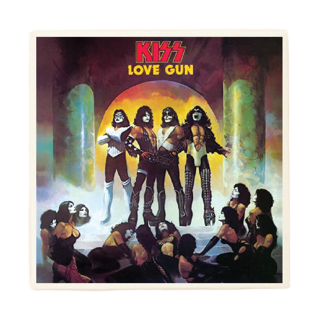 Lucky Mfg. Co. - KISS Love Gun Album Coaster