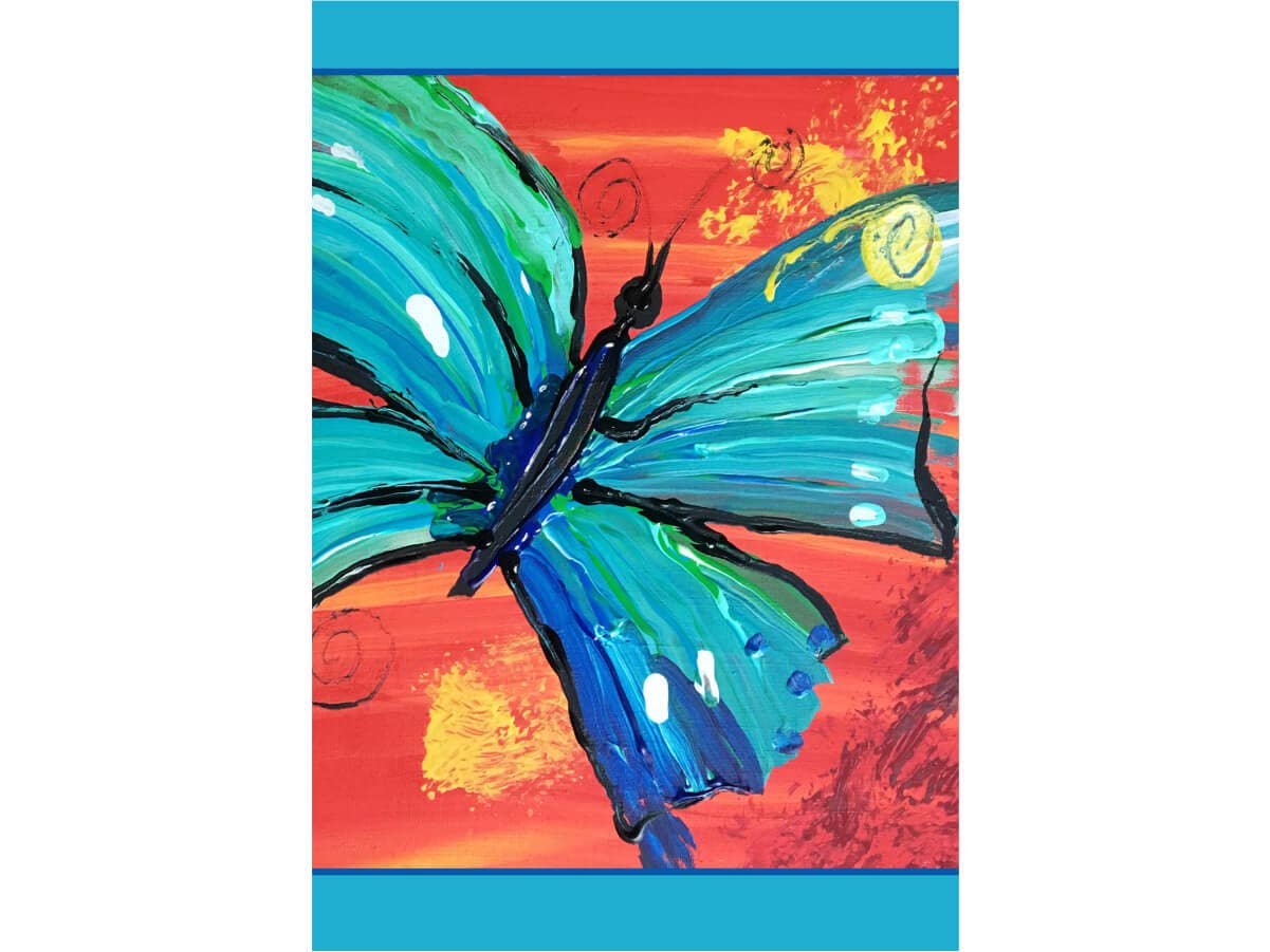 Micro Puzzles - Yellow Butterfly Mini Jigsaw Puzzle