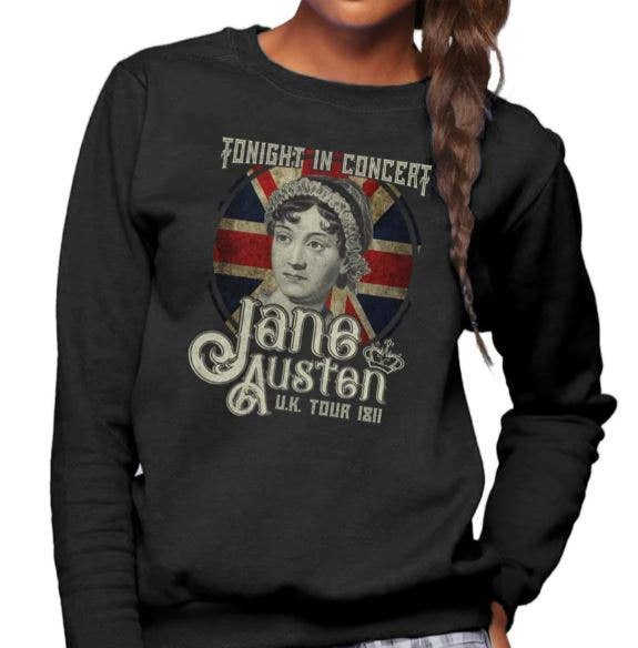 Boredwalk - Jane Austen Rock and Roll UK Tour Unisex Sweatshirt