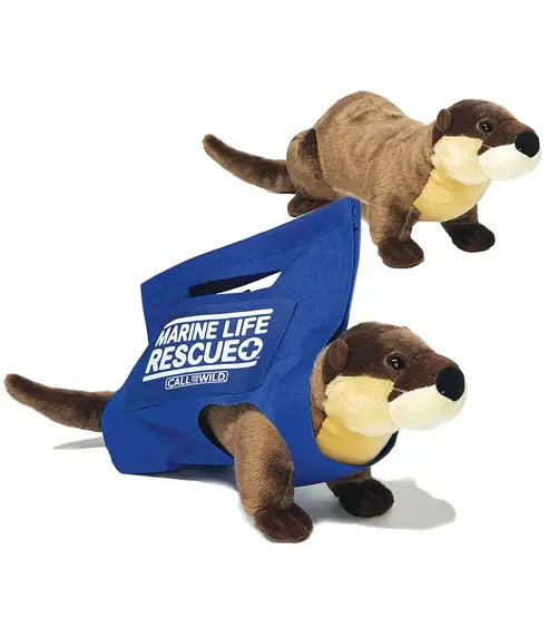 MARINE LIFE RESCUE PROJECT - River Otter Plush with Rescue Stretcher