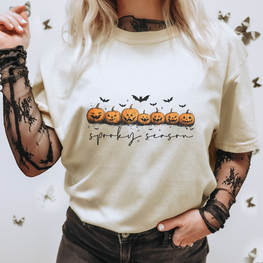 Trendznmore - Spooky Season Jack-o-Lantern Halloween Graphic T-Shirt