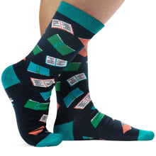 Load image into Gallery viewer, Lavley - Book Nerd Socks
