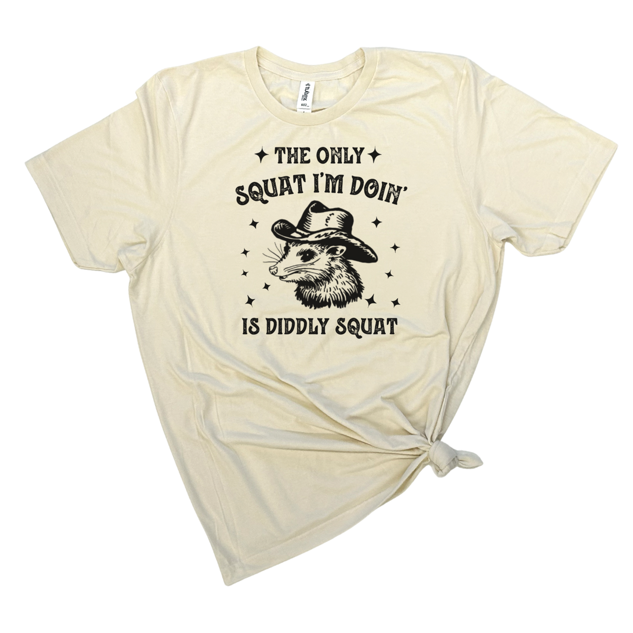 dkhandmade - THE ONLY SQUAT I'M DOING T-SHIRT