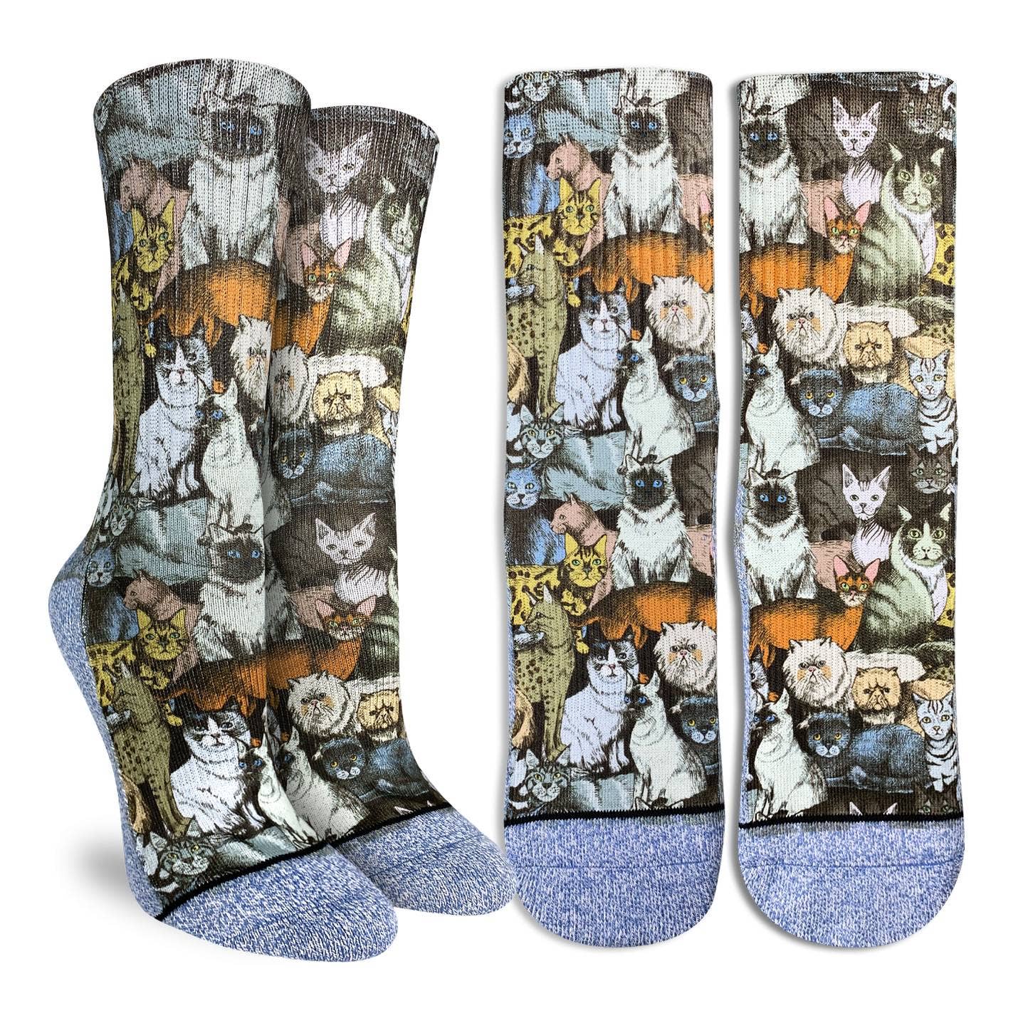 Good Luck Sock - Women's Social Cats Socks