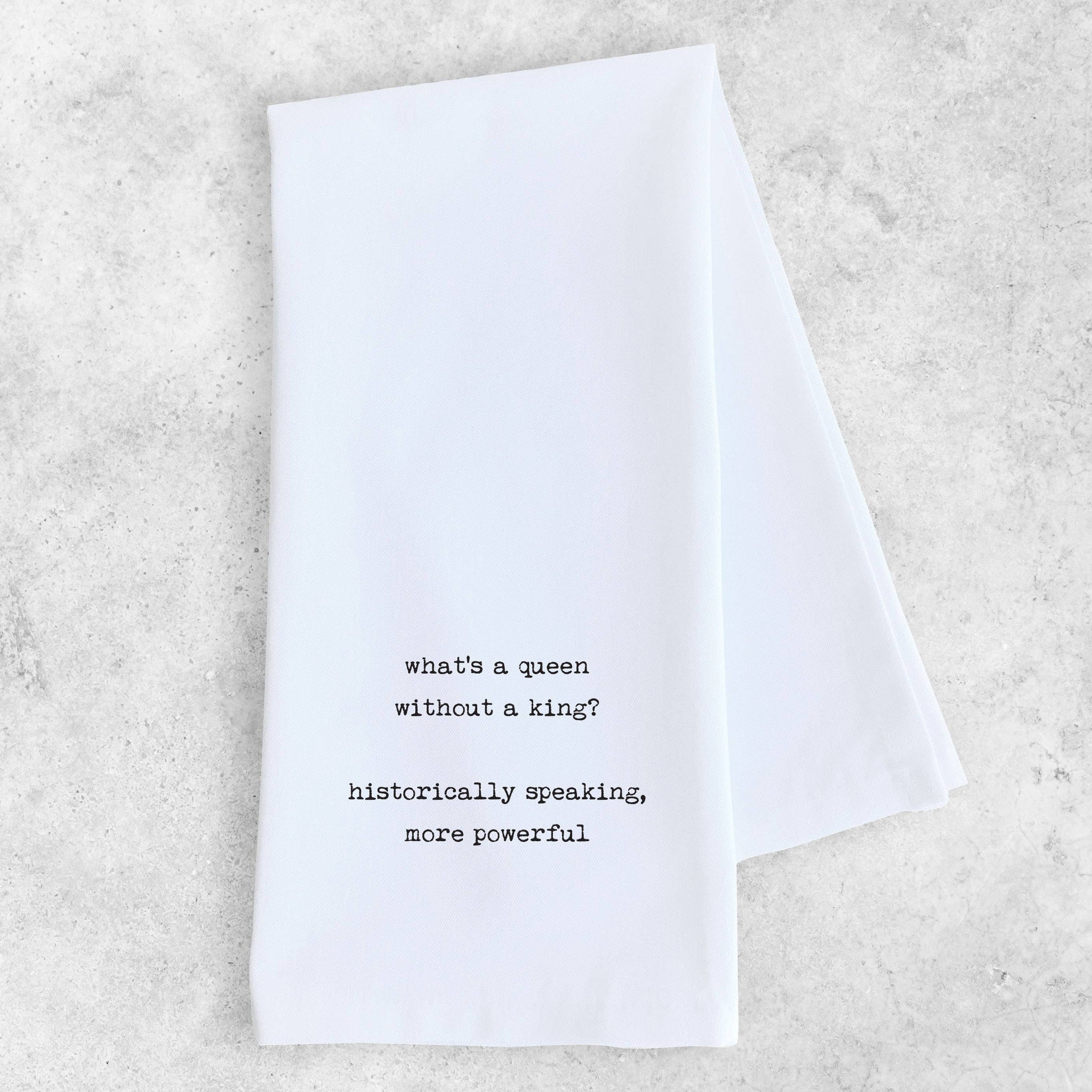 DEV D + CO. - Powerful Queen - Artisan Tea Towel