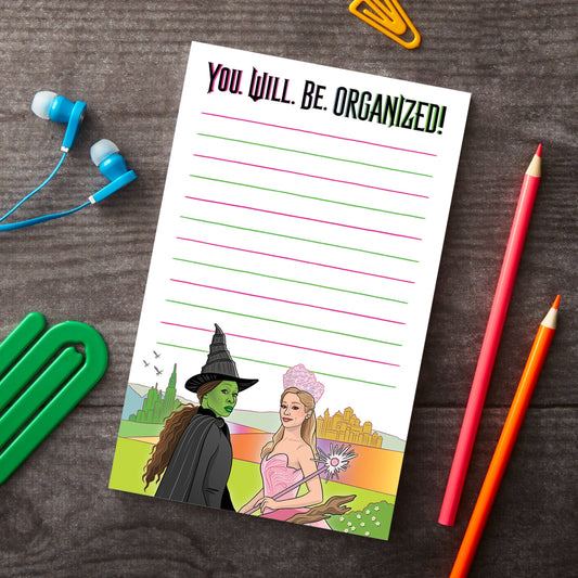 THE FOUND - Notepad: Wicked You Will Be Organized