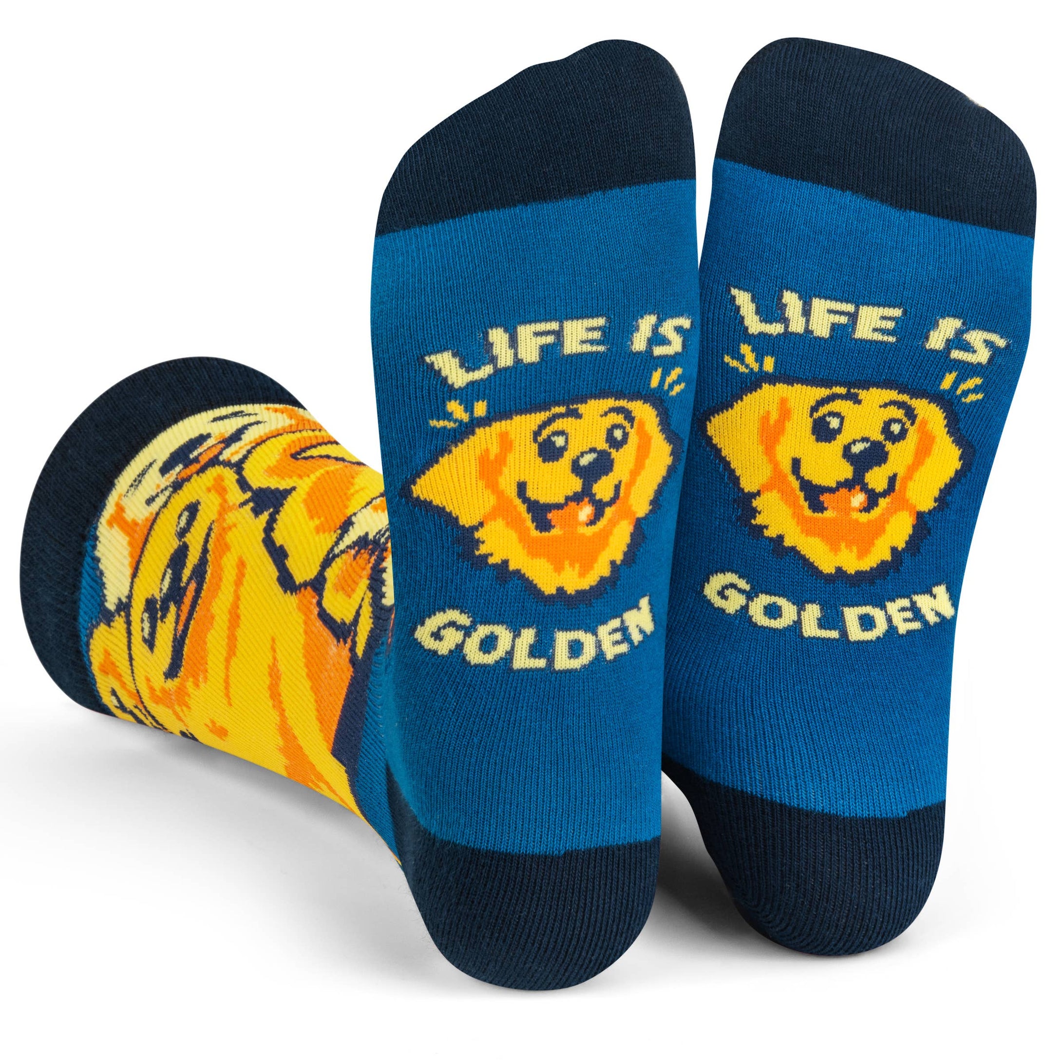 Lavley - Life Is Golden (Golden Retriever) Socks