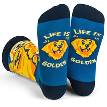 Load image into Gallery viewer, Lavley - Life Is Golden (Golden Retriever) Socks
