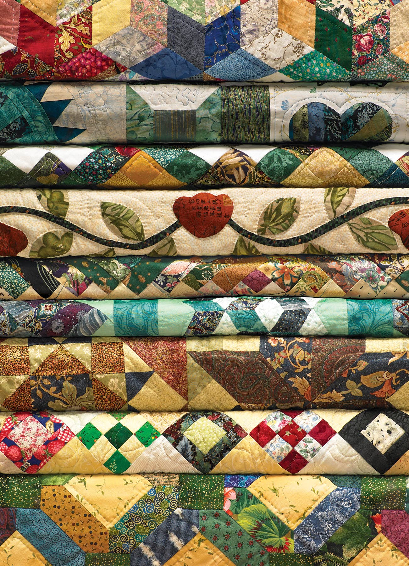 Outset Games and Cobble Hill Puzzles - Grandma's Quilts 1000pc puzzle