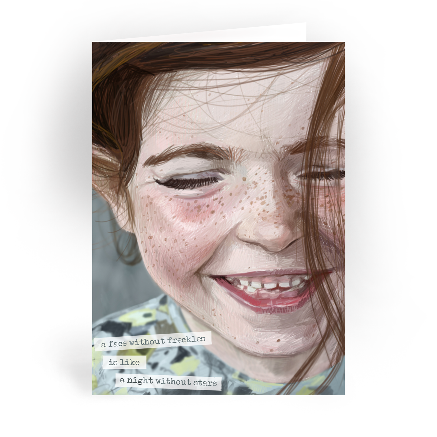 Mark Ludy Art Books & Games - Freckles  Greeting Card