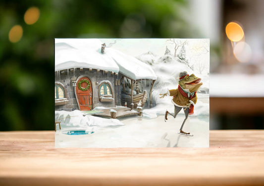 Mark Ludy Art Books & Games - Mr Toad; And the Simple Pleasures of Winter Greeting Card