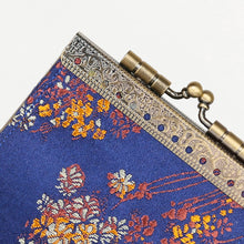 Load image into Gallery viewer, Cathayana - Brocade Small Floral Pattern Card Holder with RFID
