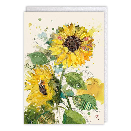 Notes & Queries, Inc. - Sunflowers Blank Card