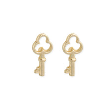 Load image into Gallery viewer, ZAD - Literary Quotes Key Post Earrings
