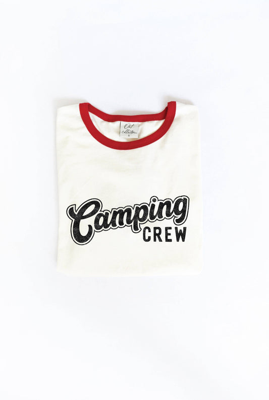 OAT COLLECTIVE - CAMPING CREW Ringer Graphic T-Shirt