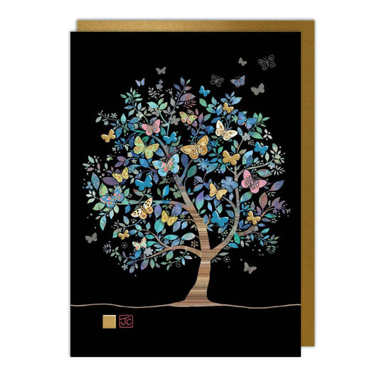 Notes & Queries, Inc. - Butterfly Tree Blank Card