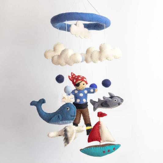 The Winding Road - Baby Mobile - Pirate - Nursery Decor