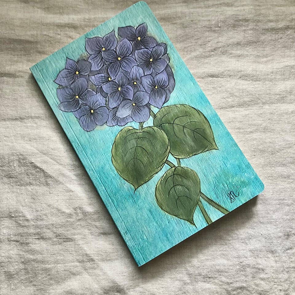 Artwork by Sandra Naufal - Hydrangea Journal