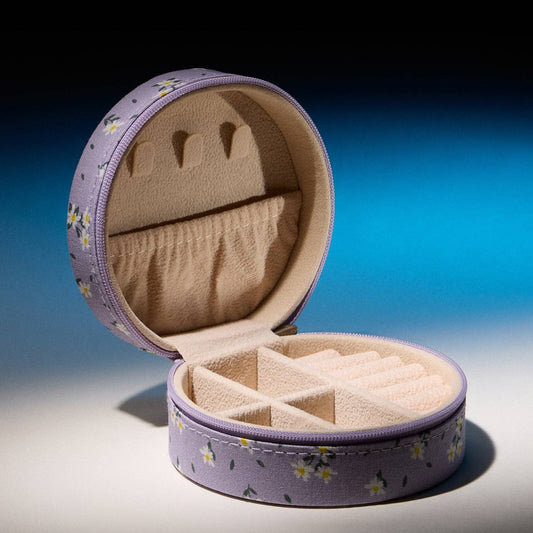 Lilla Haven - Daisy Cotton Travel Jewelry Box