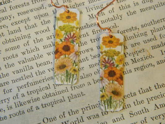 Sarah Collins Studio - Earrings Victorian Floral