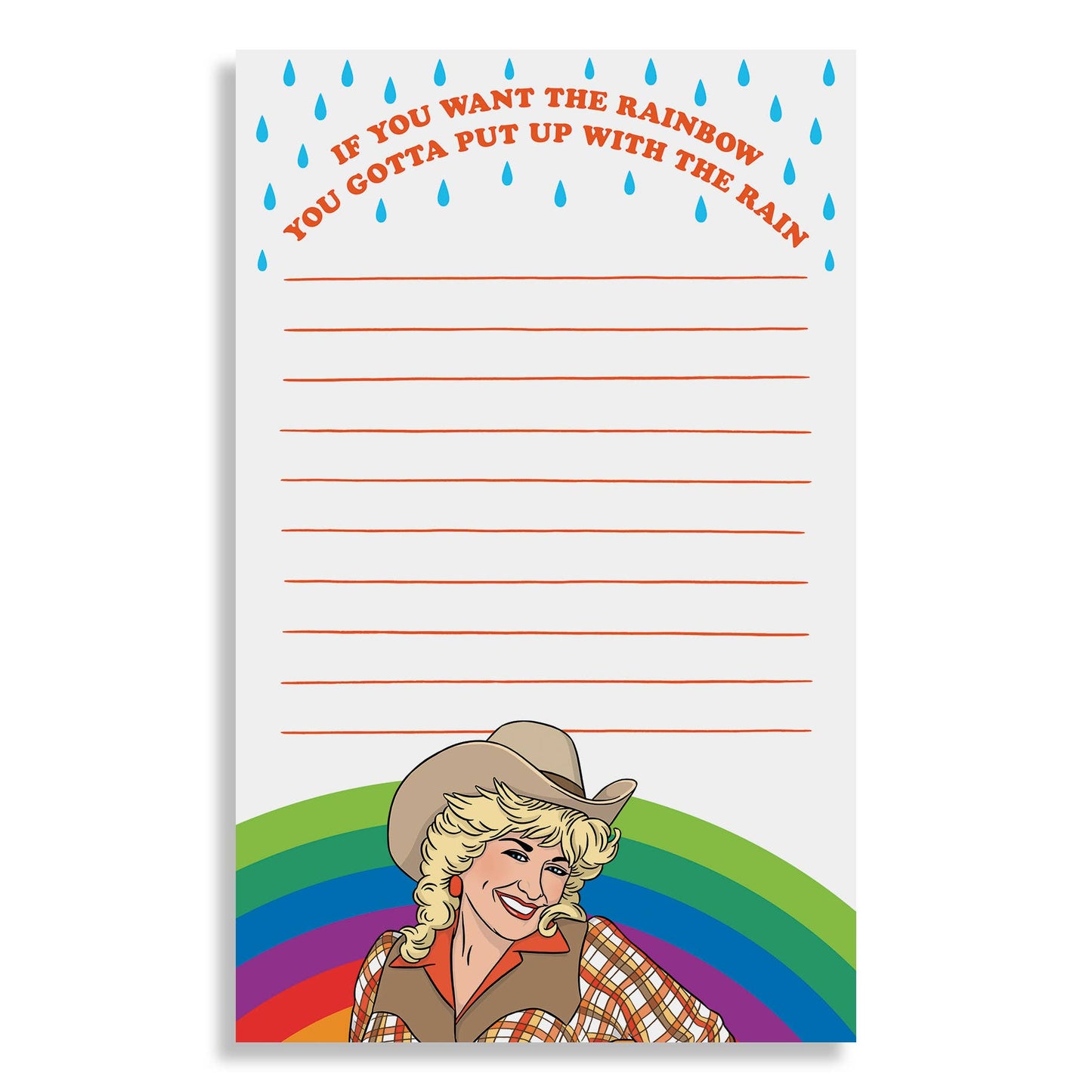 THE FOUND - Notepad: Cowgirl Rainbow