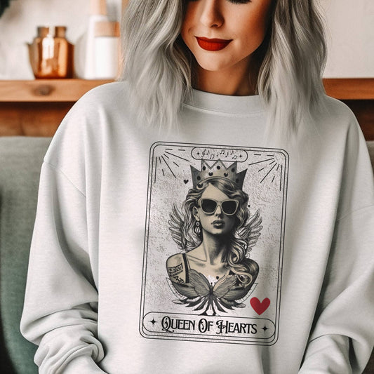 Par.tees by Party On! - Taylor Swift Queen of Hearts Concert Sweatshirt