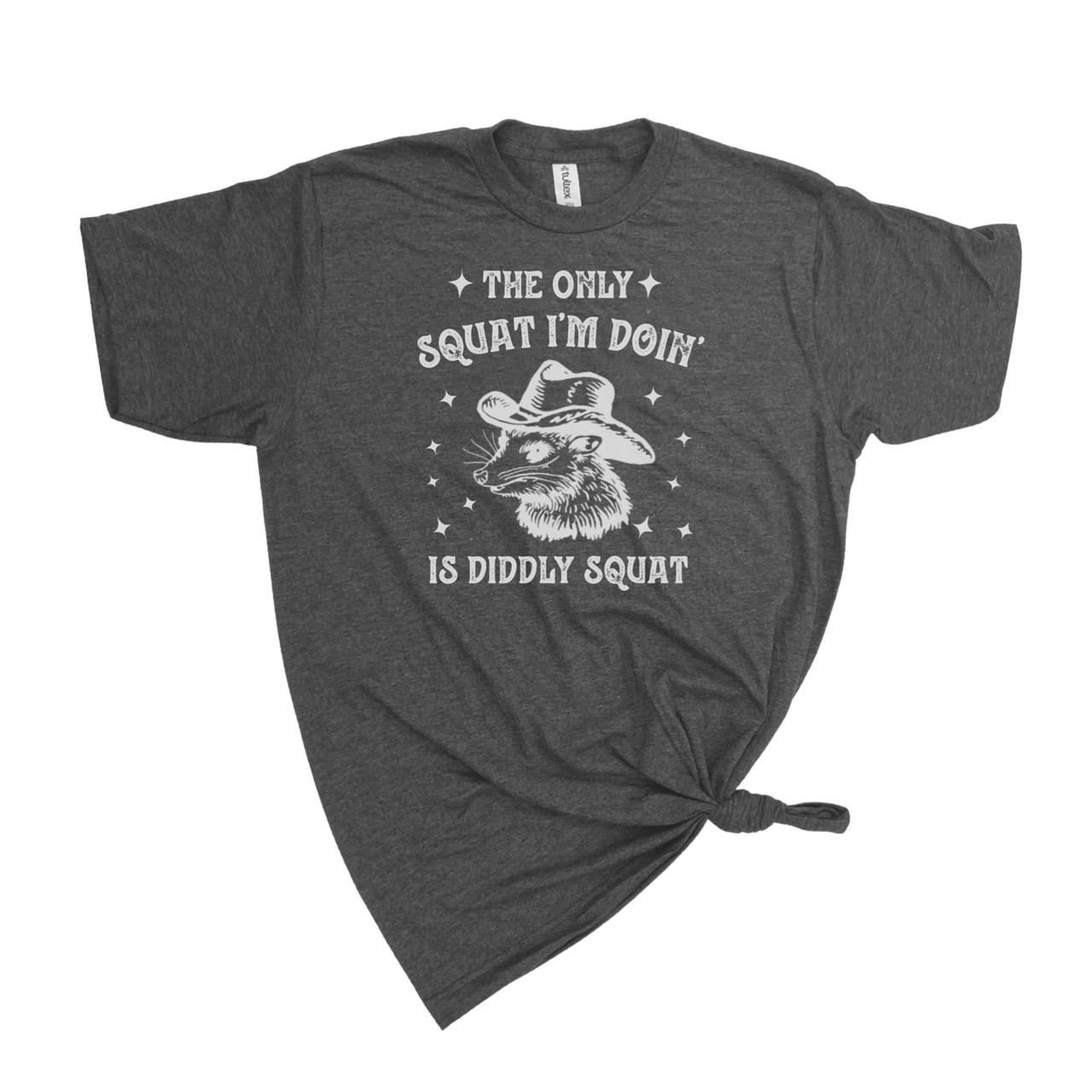 dkhandmade - THE ONLY SQUAT I'M DOING T-SHIRT