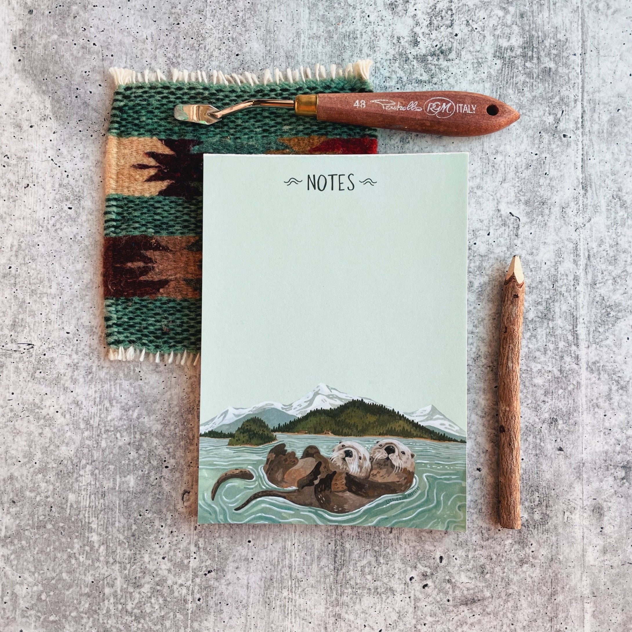 Canyon & Cove - Island Otter Notepad