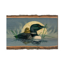 Load image into Gallery viewer, DaydreamHQ - Loon Moon - Rustic Wood Postcards
