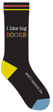 Load image into Gallery viewer, Gibbs Smith - I Like Big Books And I Cannot Lie Socks (LoveLit Book Theme)
