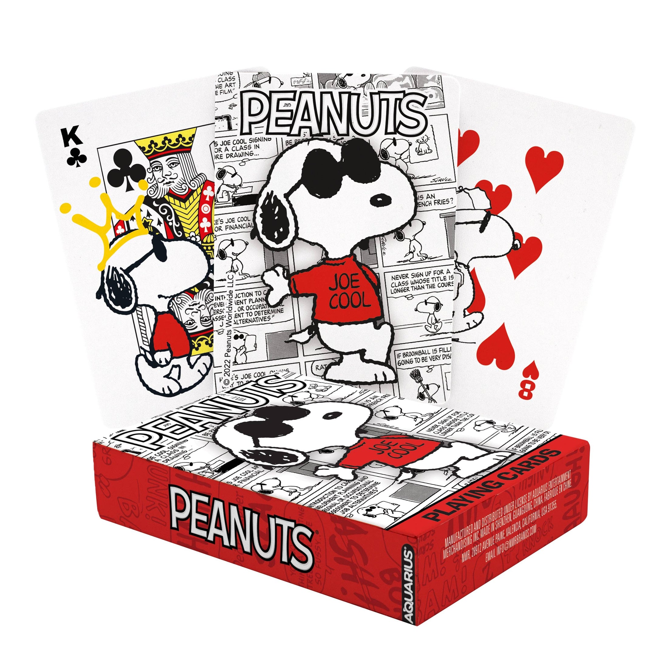 AQUARIUS, GAMAGO, ICUP, & ROCK SAWS by NMR Brands - Peanuts Joe Cool Playing Cards