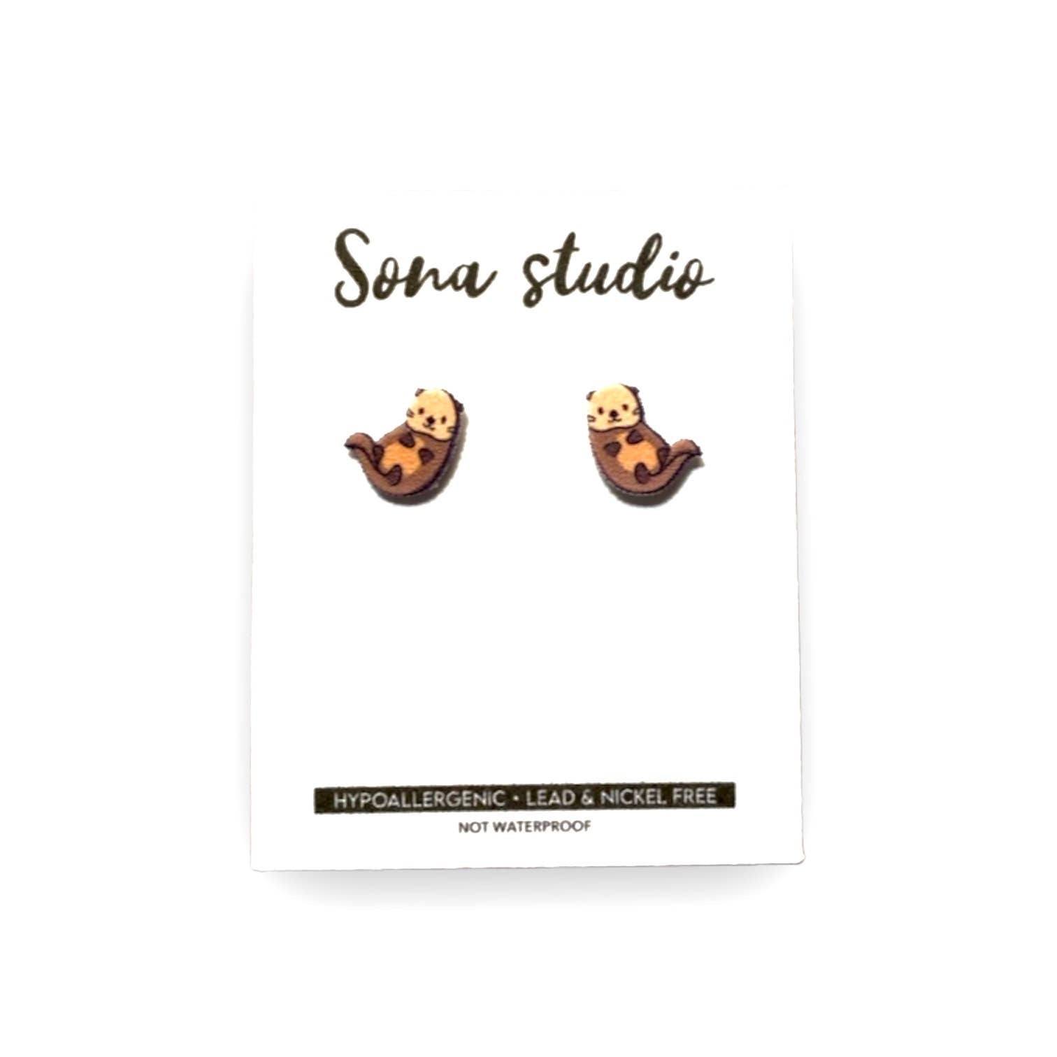Sona Studio You Otter Know Earrings