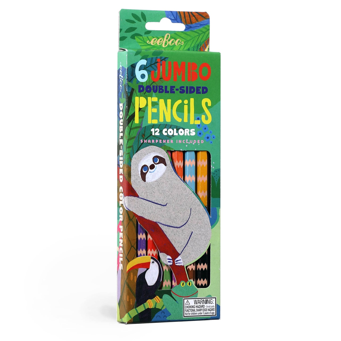 eeBoo Sloth Double-Sided Pencils