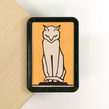 Load image into Gallery viewer, Lucy Lu Designs - Yellow Cat Kitty Animal Classic Trinket Change Tray
