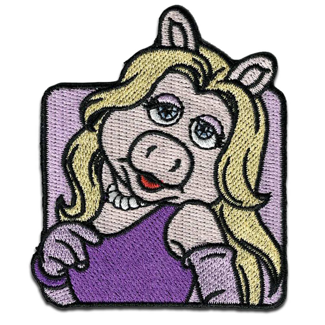 World of Patches -Iron On Patch- Disney The Muppets Miss Piggy