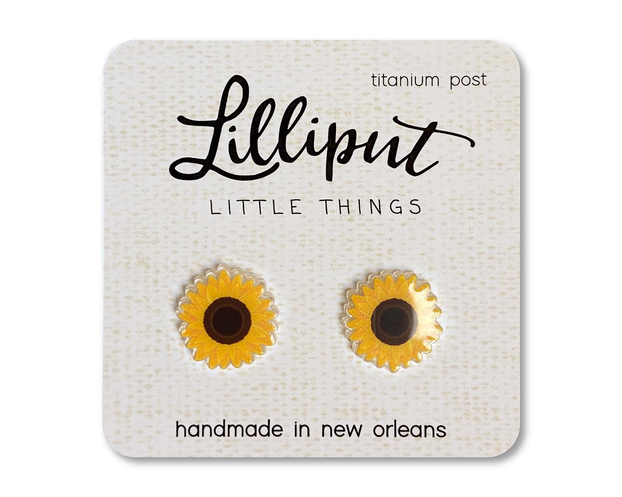 Lilliput Little Things - Sunflower Earrings