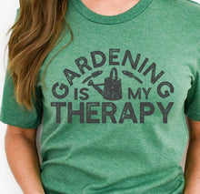 Load image into Gallery viewer, Peach Closet - Gardening Is My Therapy Tee
