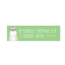 Load image into Gallery viewer, Apartment 2 Cards - Oscar Wilde Be Yourself Quote - Bookmark
