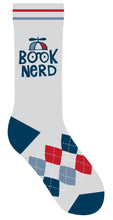 Load image into Gallery viewer, Gibbs Smith - Book Nerd Socks
