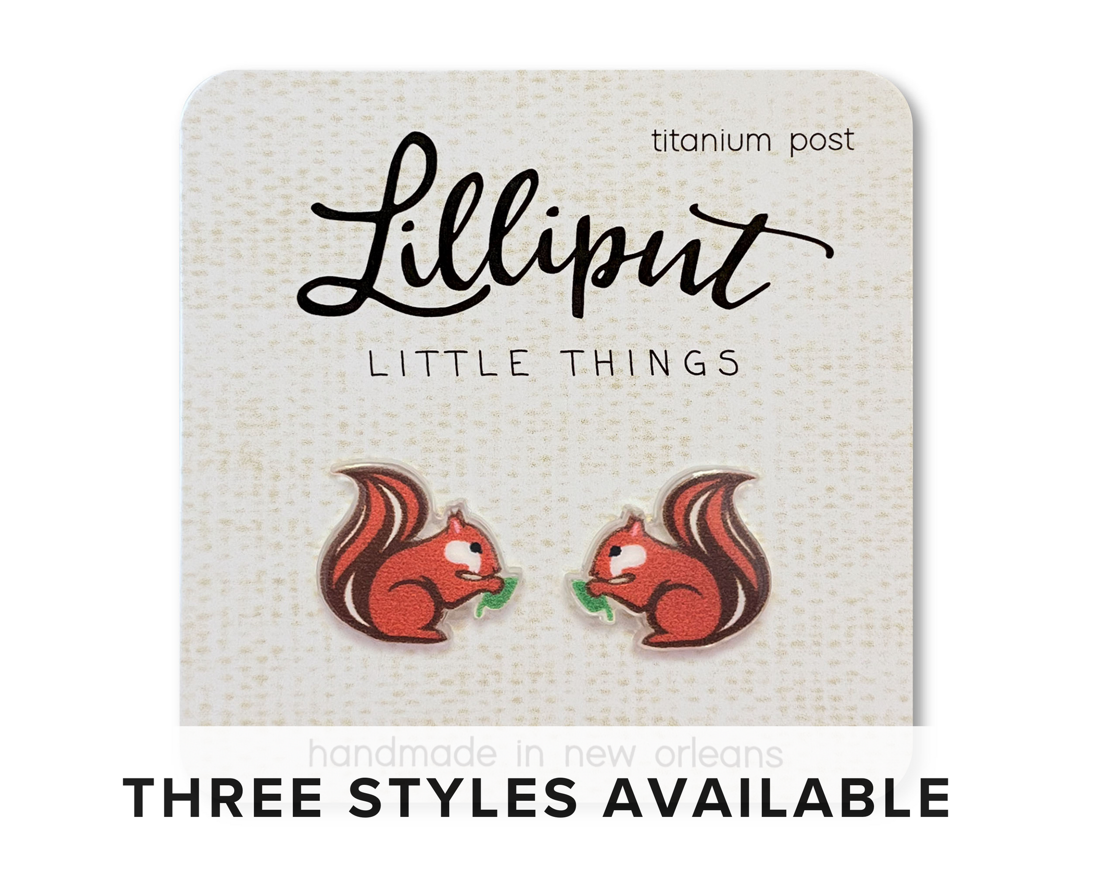 Lilliput Little Things - Squirrel Earrings