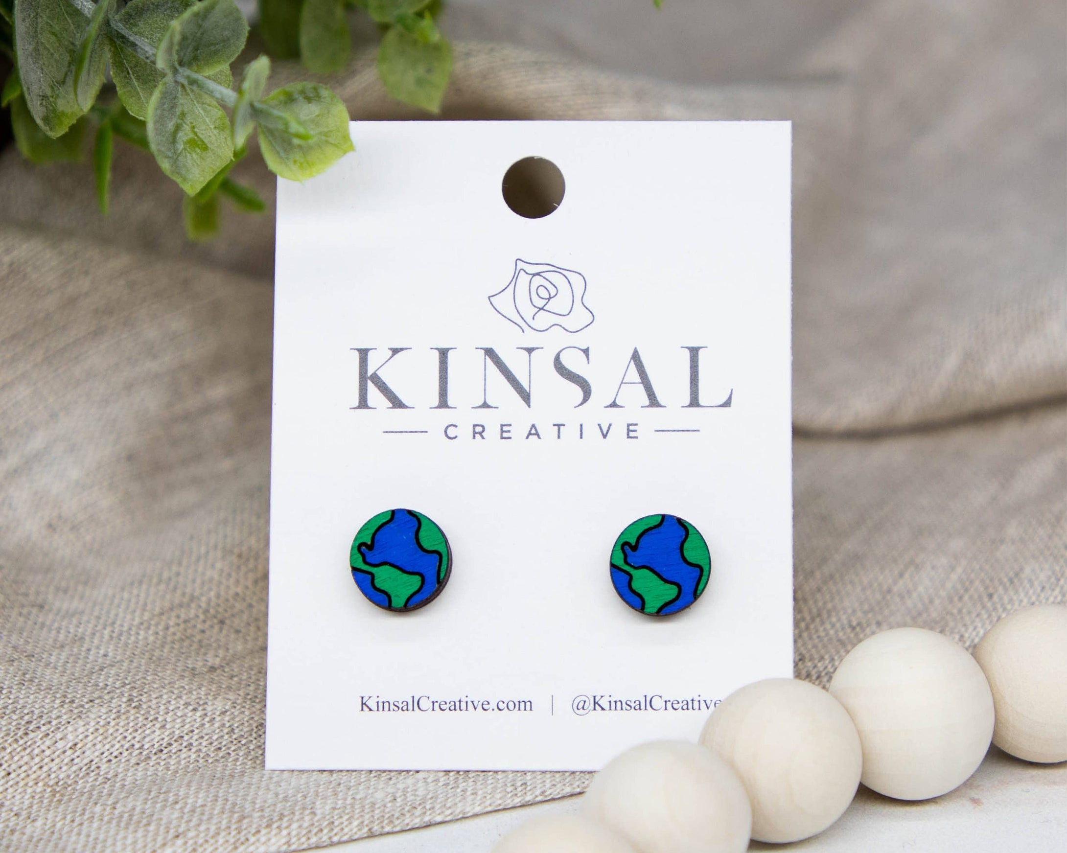 Kinsal Creative - Earth Wood Studs